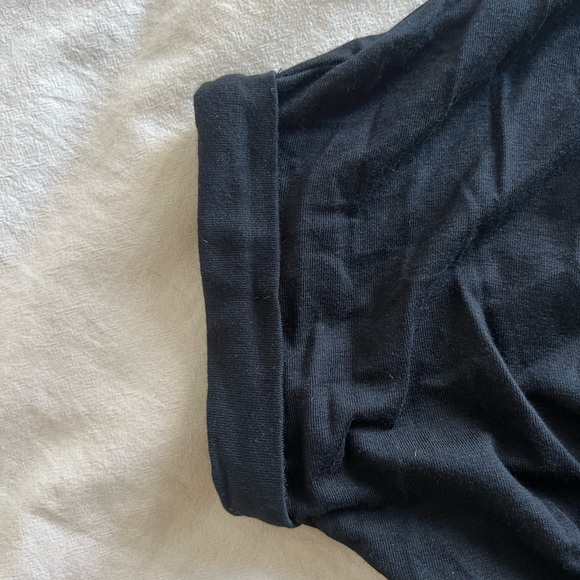 Silence + Noise Side Knot T-Shirt Dress in black (size S) - Picture 5 of 7